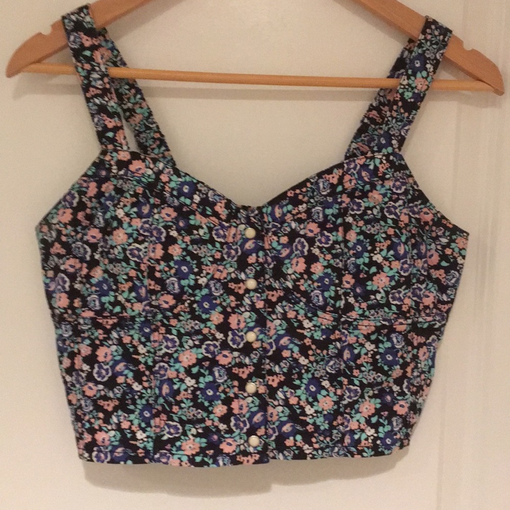 Floral Crop Top